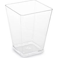 Fingerfood kelímek na panna cottu PS hranatý čirý 58x58x76mm 160ml - 20ks - Wimex