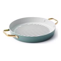 GreenPan Nepřilnavá keramická grilovací pánev Padova 28 cm, zelená CC002483-001