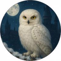 Jedlý papír Sova Hedvika v zimě Harry Potter 19,5cm - Pictu Hap