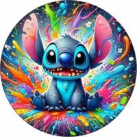 Jedlý papír Stitch a barvičky 19,5cm - Pictu Hap