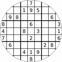 Jedlý papír sudoku 19,5cm - Pictu Hap