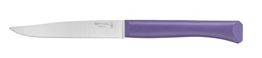 Opinel Bon Appetit steakový nůž s polymerovou rukojetí, fialový, čepel 11 cm 2191