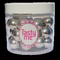 Stříbrné čokoládové perly 100g - Tasty Me