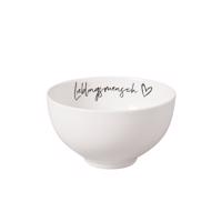 Villeroy & Boch Miska Statement "Lieblingmensch", Ø 13,8 cm 10-1621-6250
