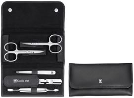 Zwilling Beauty Classic Inox manikúra, černá kůže, 5 ks 97458-004 97458-004
